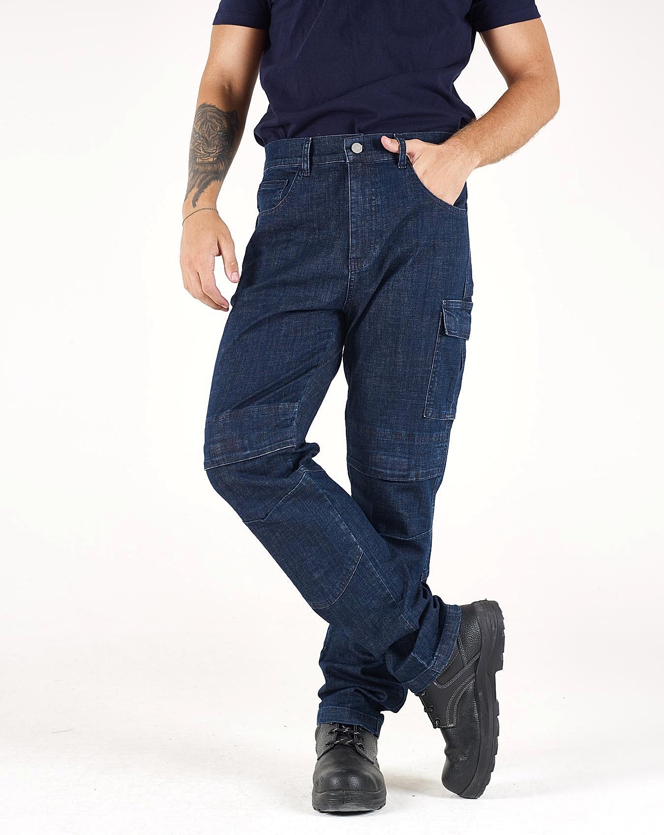 Denim Kargo Pantolon